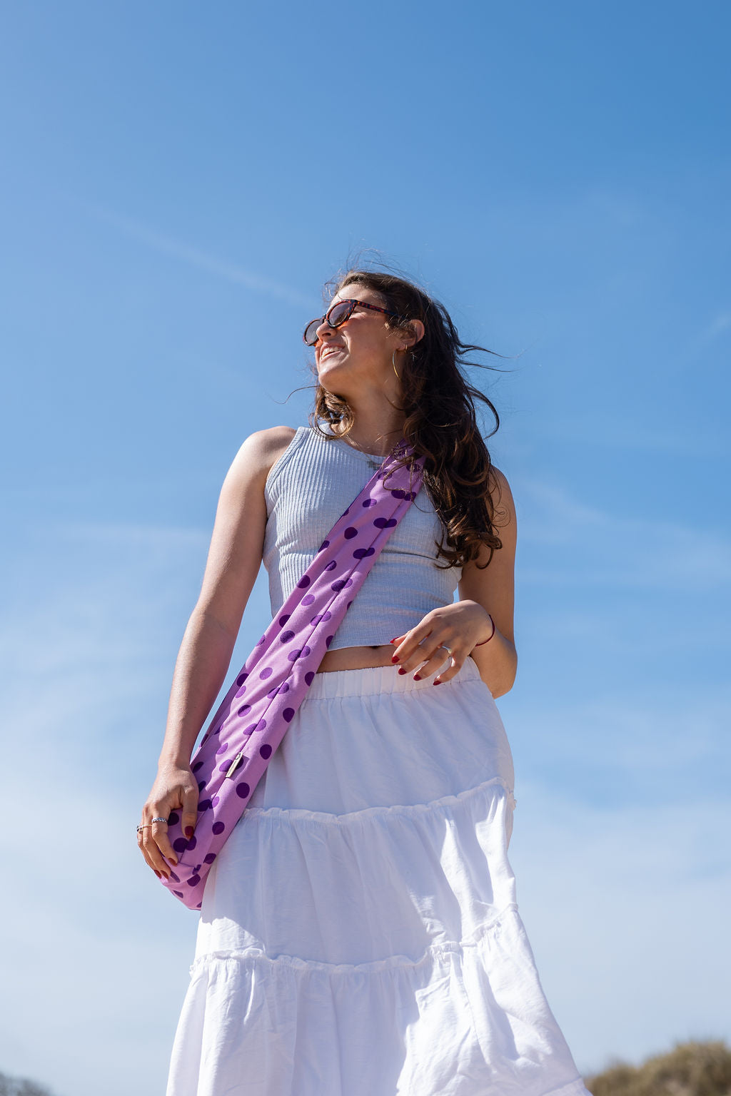 MAVIS BAG | Purple Dots